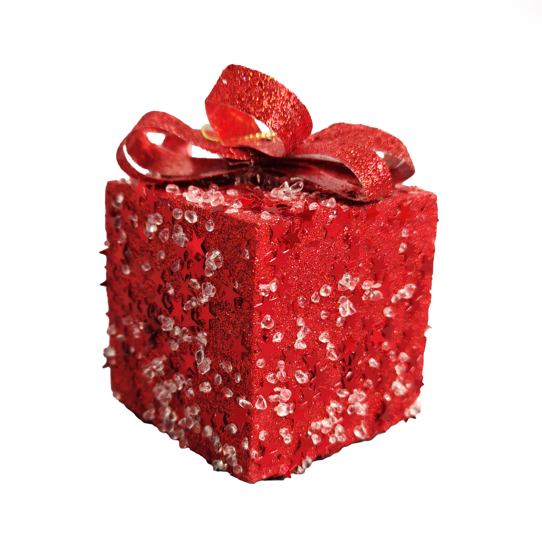 Игрушка елочная Моя Елочка Подарок 8х6 см красный 2025-0942