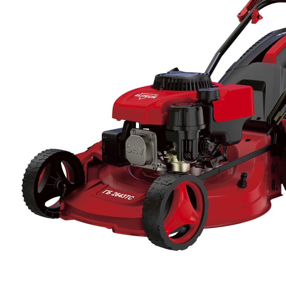 Газонокосилка бензиновая Elitech ГБ 2643ТС 3,3 л.с. 43 см