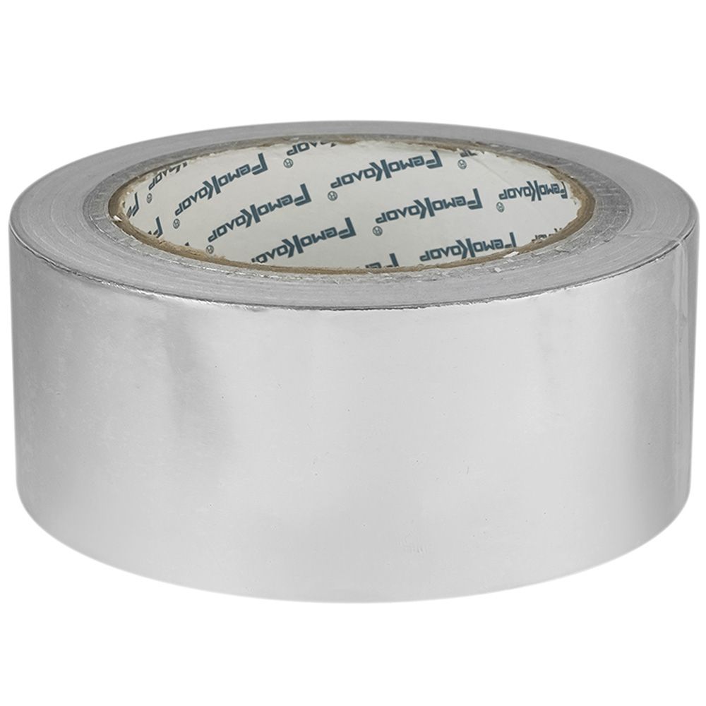 Лента клейкая алюминиевая 50 мм х 40 м РемоКолор 49-7-740