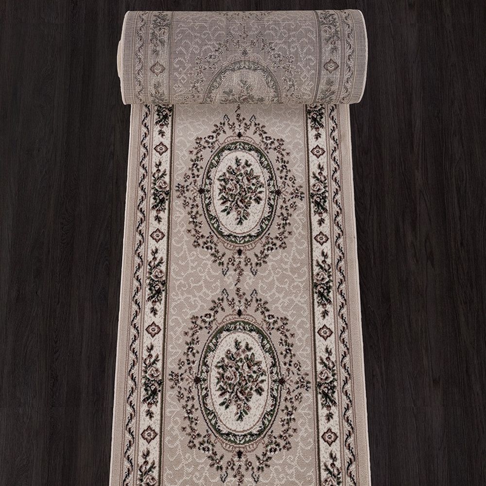 Дорожка ковровая Gavana Merinos 5444 1 м бежевая