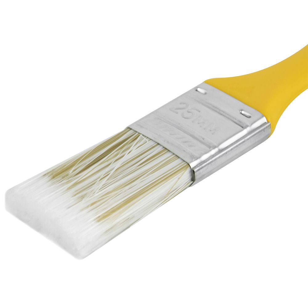 Кисть плоская Хобби искусственная щетина пластиковая рукоятка 25 мм Korvus 0103610
