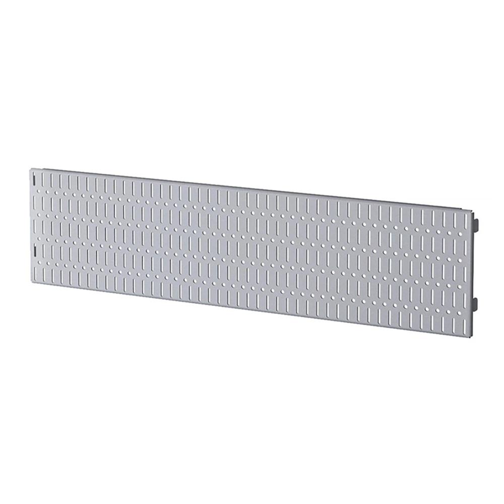 Панель перфорированная Блестящий алюминий L99G64GA 585х155мм