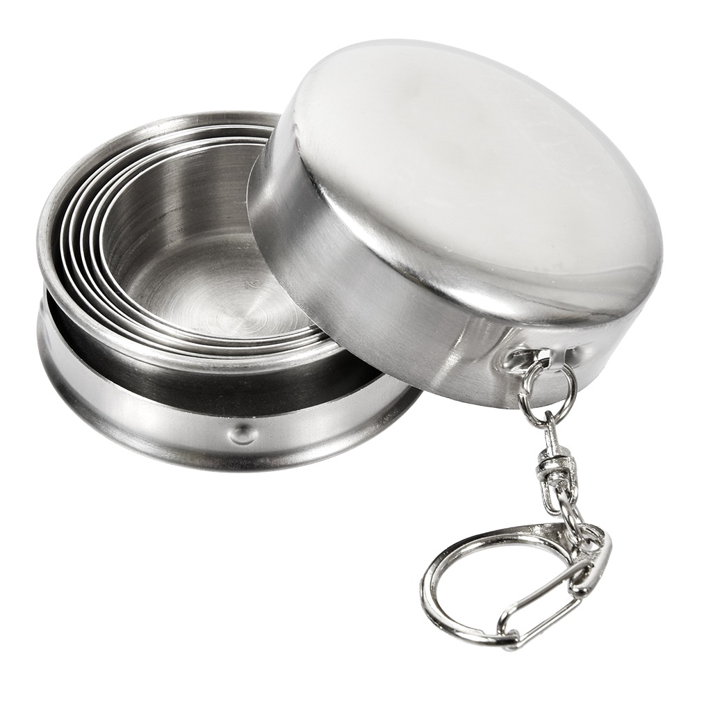 Стакан складной нерж. сталь 140 мл Boyscout в чехле