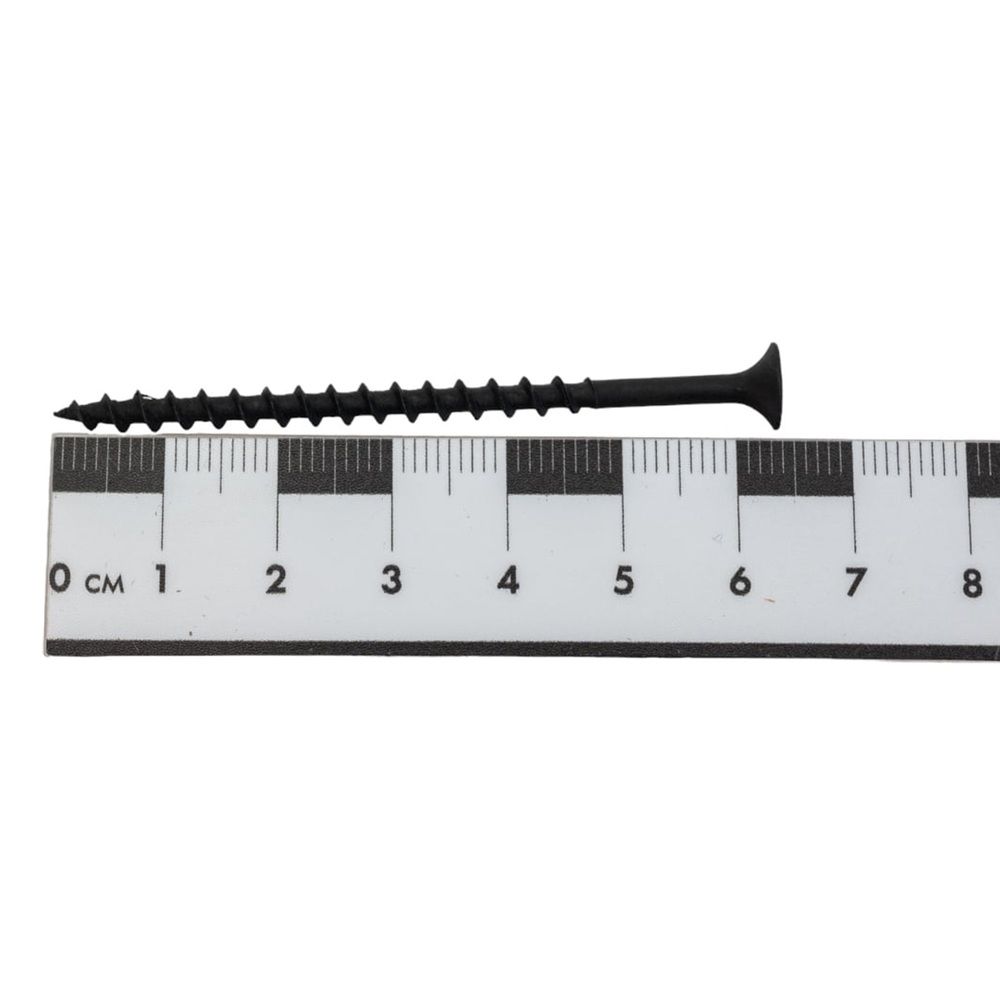 Саморез по дереву 4,2х64 мм черный 113 шт