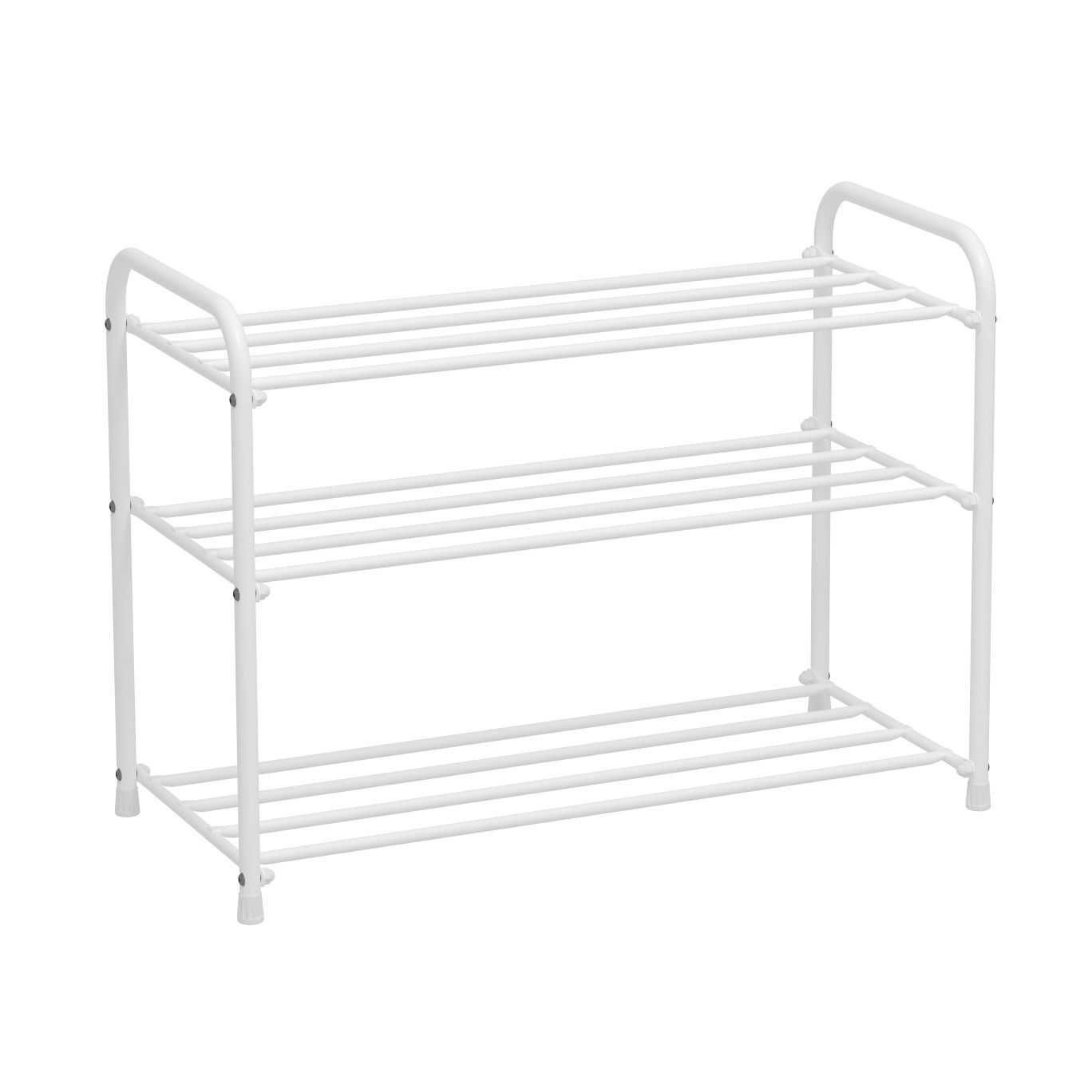 Полка для обуви Альфа 23 650х410х300 мм металл Белый