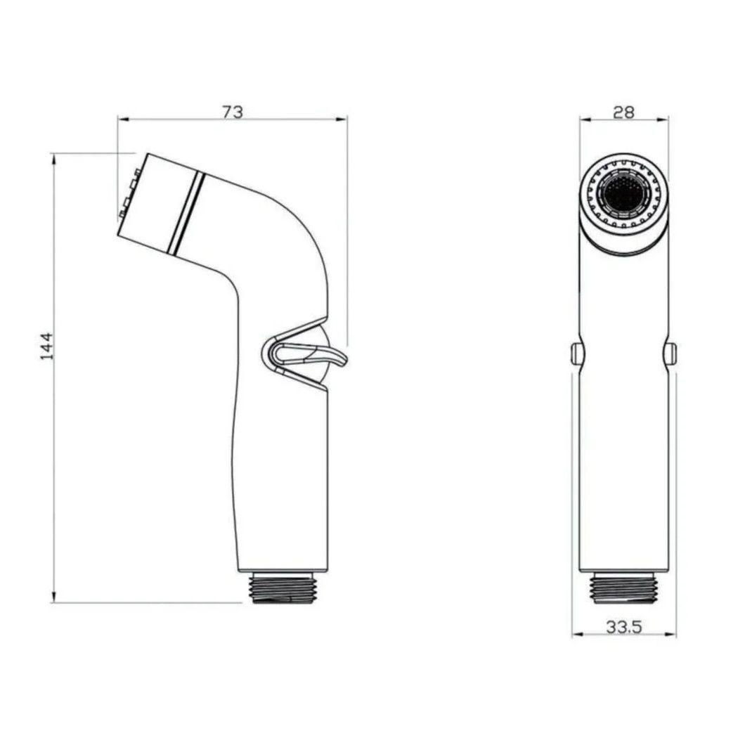 Лейка для гигиенического душа Iddis 040SC2Fi20