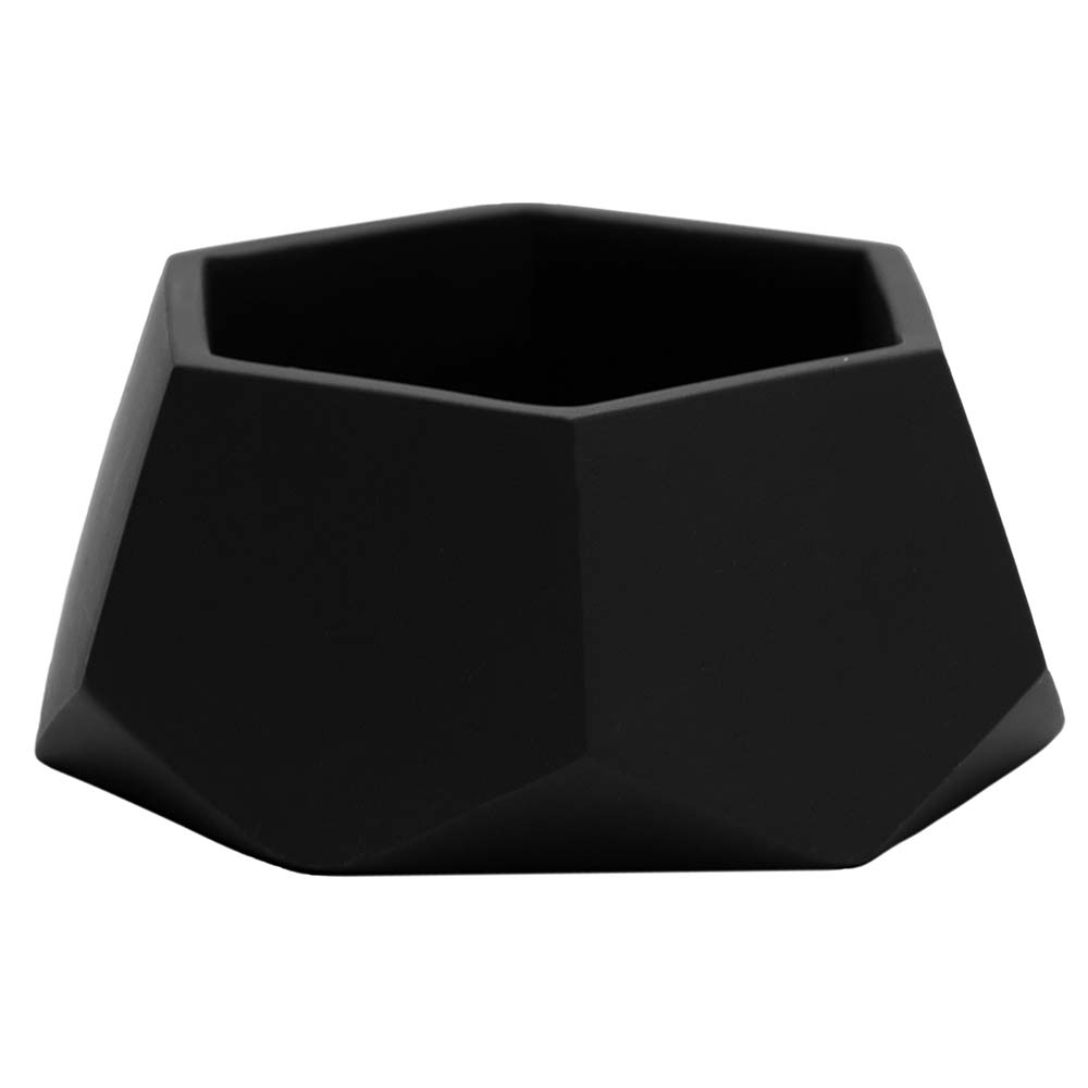 Кашпо Техно VipSet антрацит 9,6 см 0,22 л