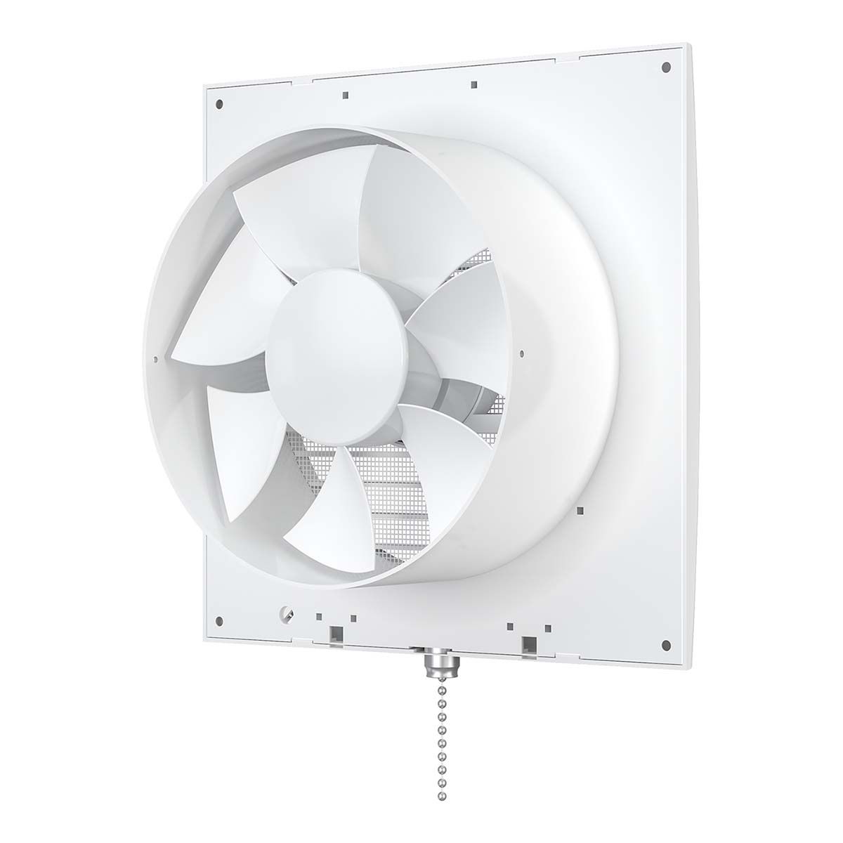 Вентилятор осевой вытяжной с антимоскитной сеткой, шнуровым тяговым выключателем  D 150 ERA 6S-02