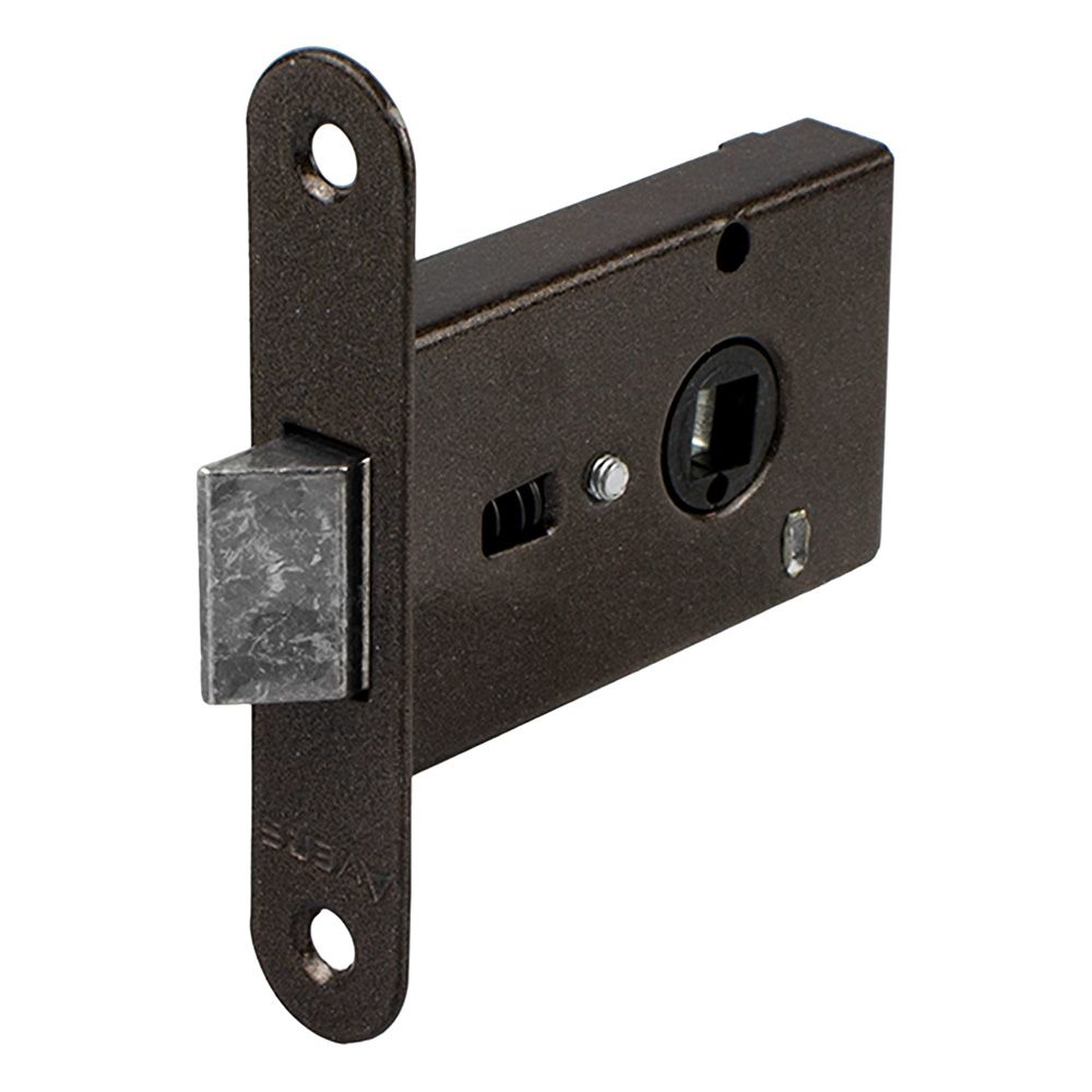 Защелка врезная ЗЩ1-2-6-14 без фиксатора бронзовый антик (12) МОГИЛЕВ