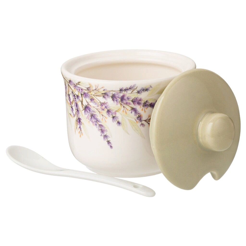 Сахарница Agness Душа прованса с ложкой 300 мл 358-2057