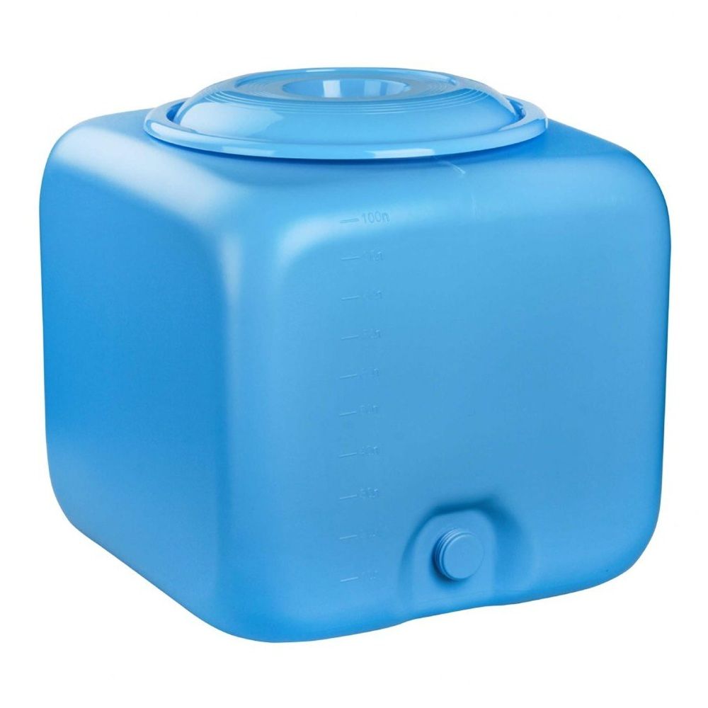 Бак для воды 100 л квадратный синий