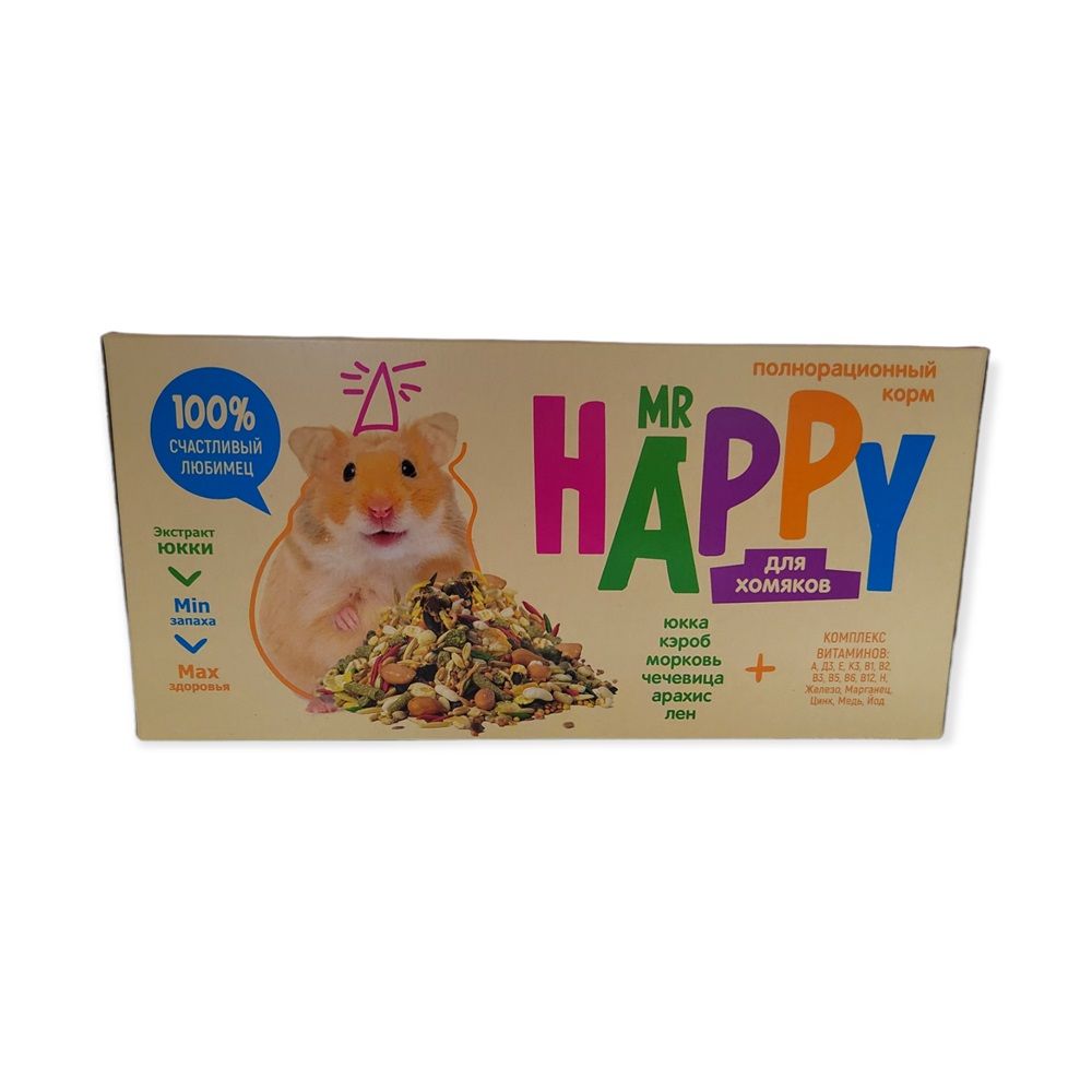Корм сухой Mr Happy для хомяков 400 г