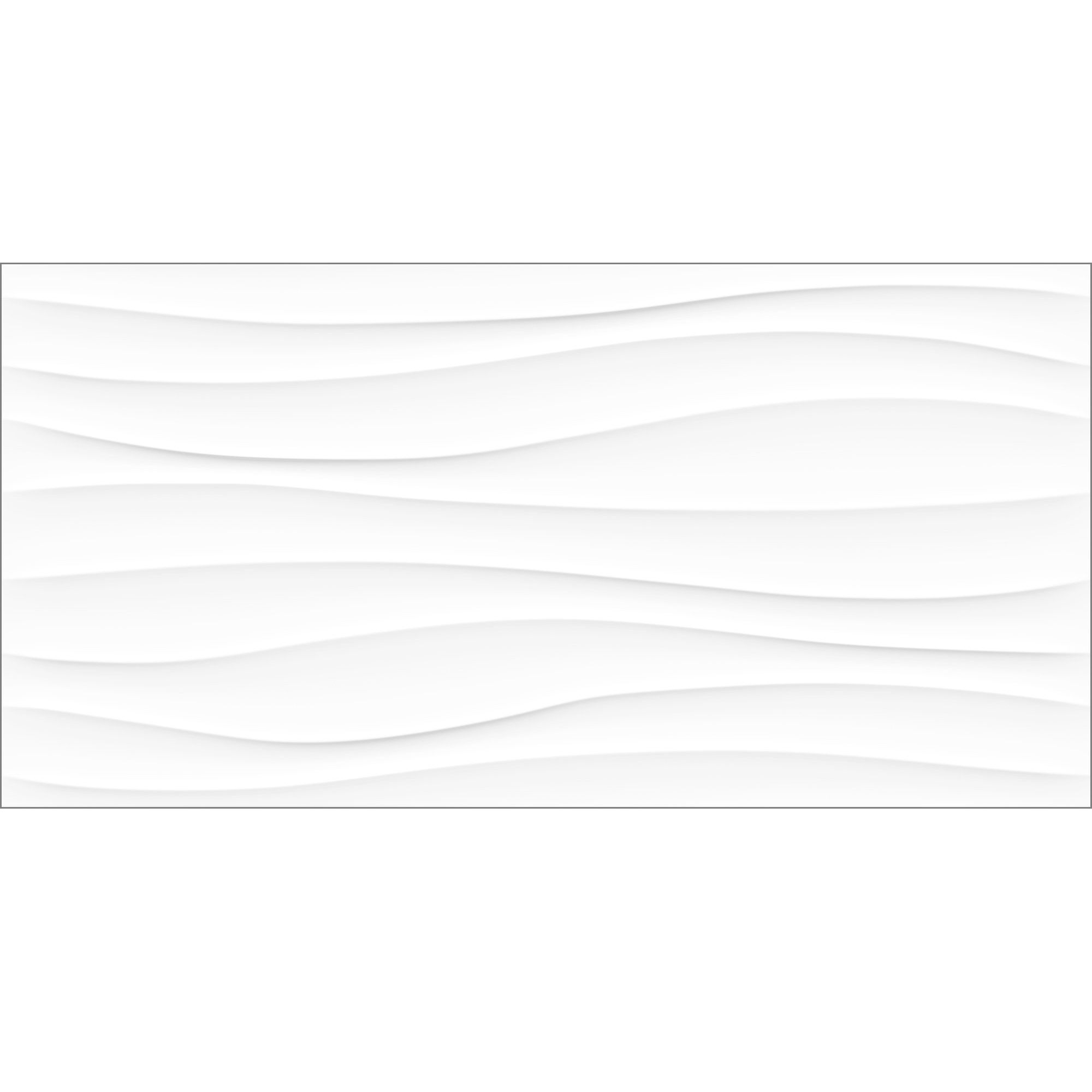 Керамогранит Global Tile Princess GT40805853MR 40х80 см белый волна 1,6 м2