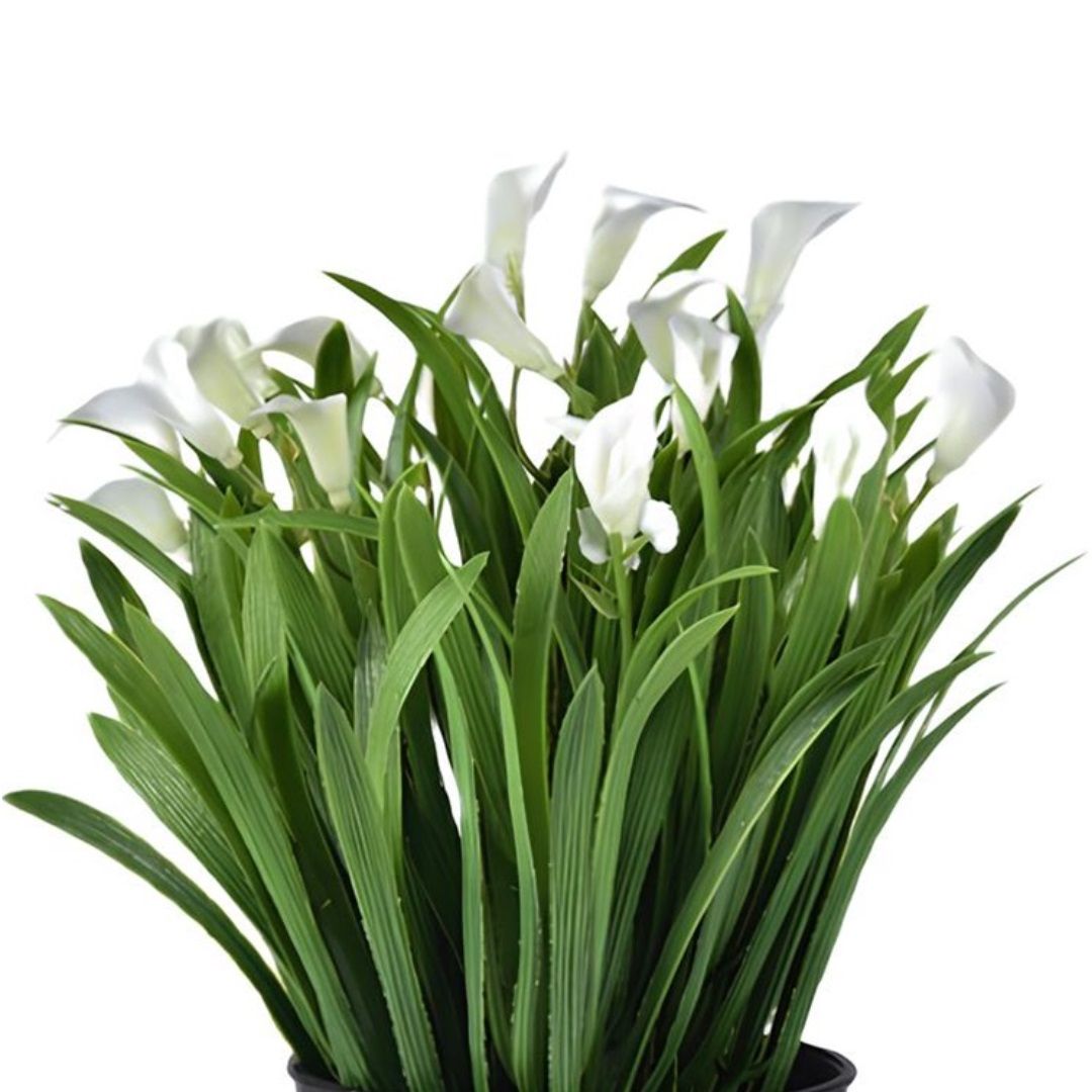 Растение искусственное h23 см в кашпо микс 10922-5736