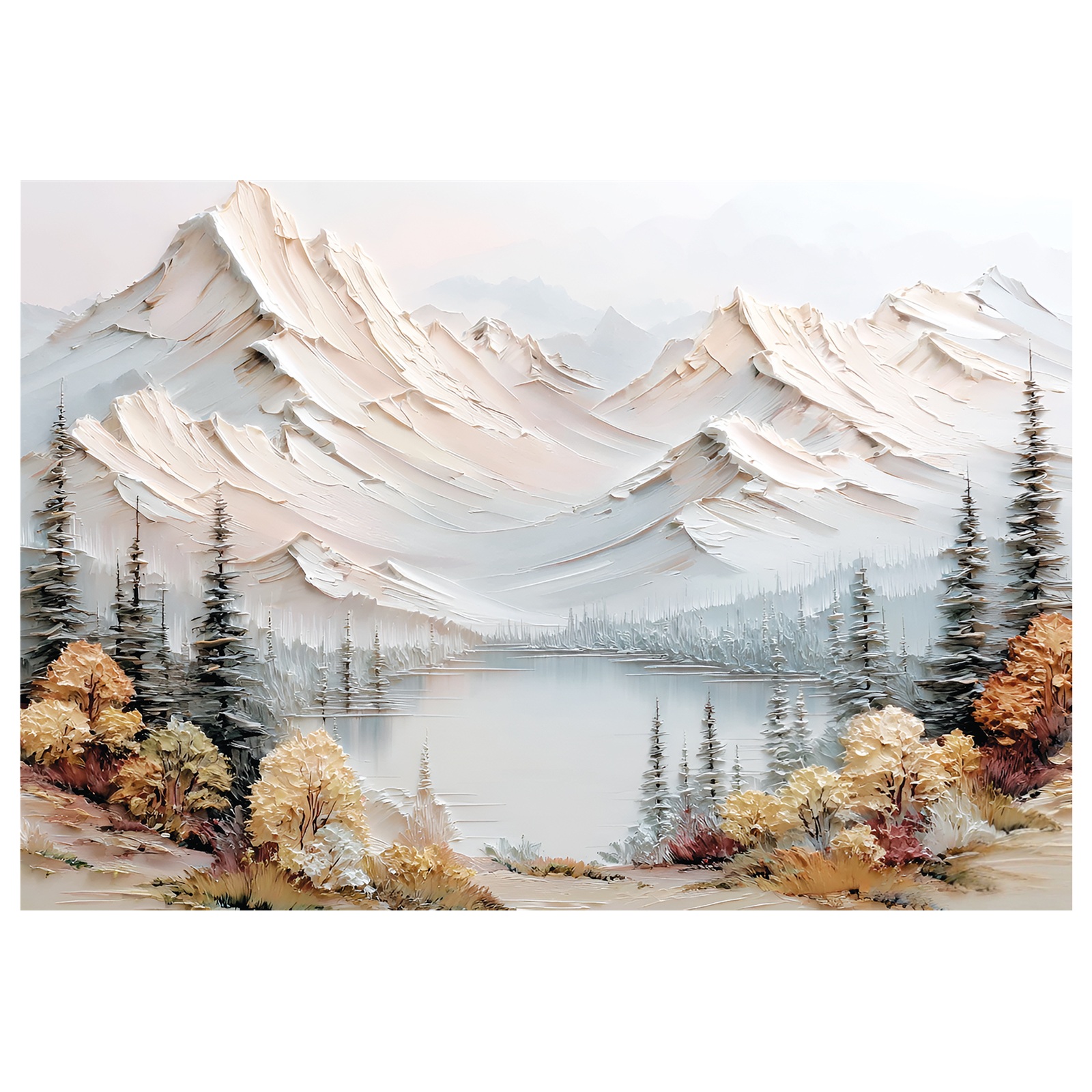 Картина-холст Горная симфония 50х70 см kt57-154441