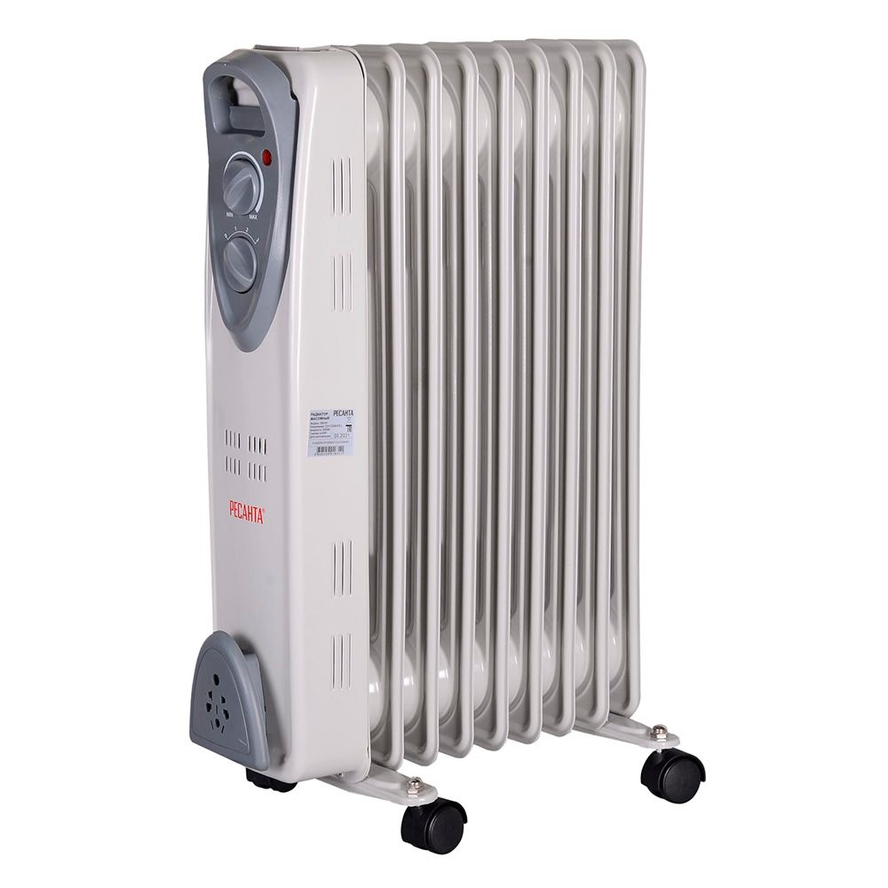 РАДИАТОР 2 кВт масл.электр.9 секц.,ОМ-9Н Ресанта