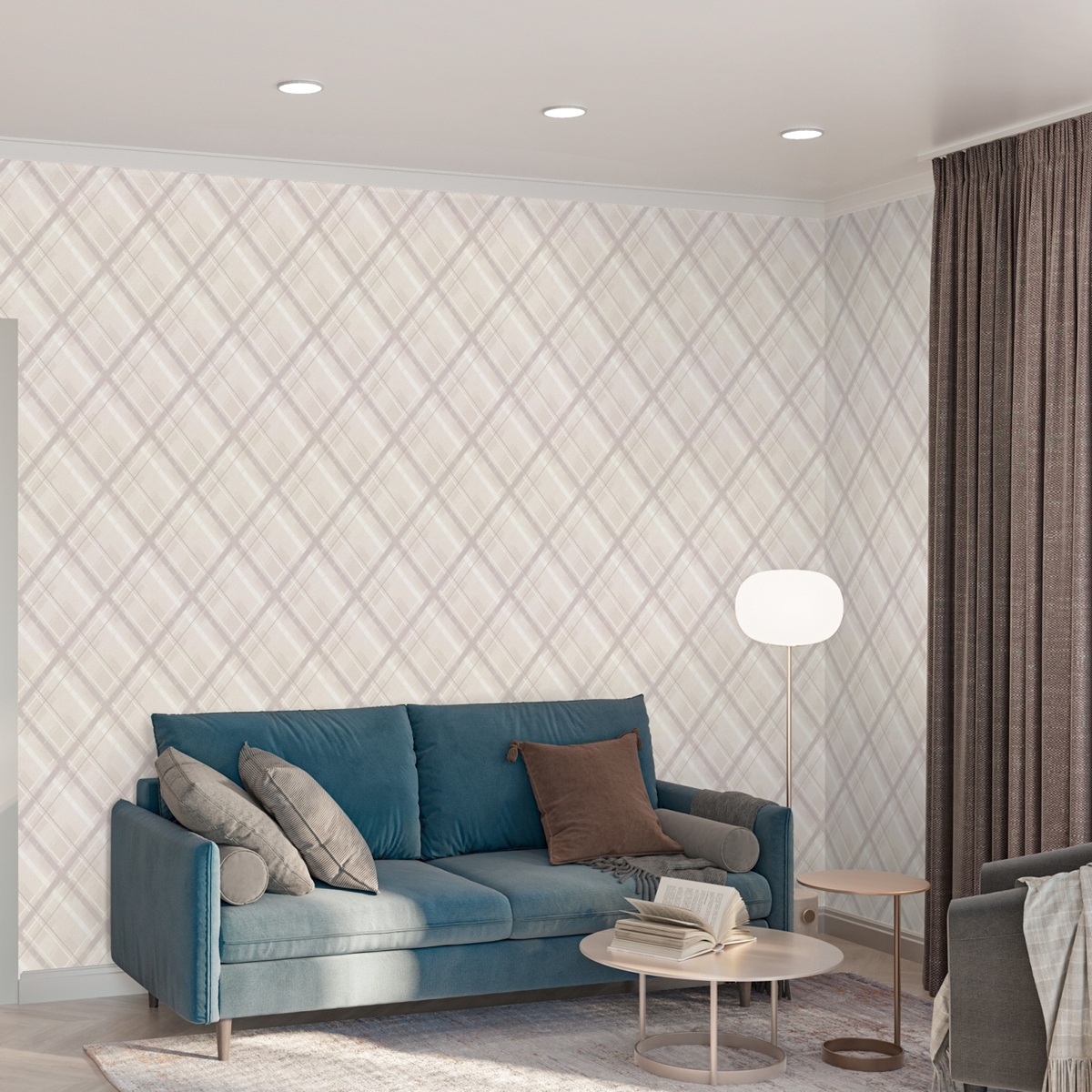 Обои Palitra Family Malma 72511-21FM бежевые геометрия 1,06х10 м