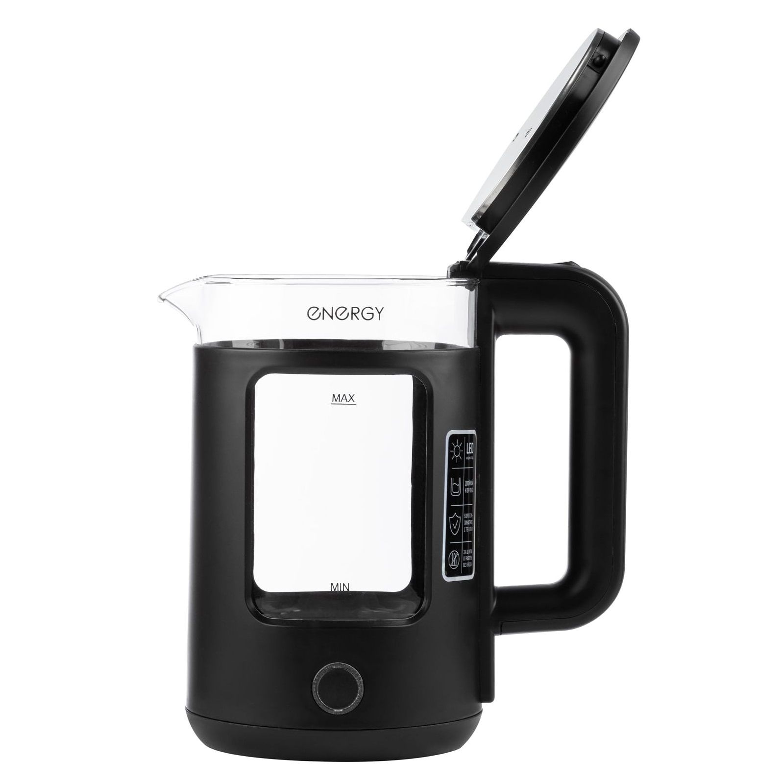 Чайник электрический Energy E-256 1500 Вт 1,5 л черный