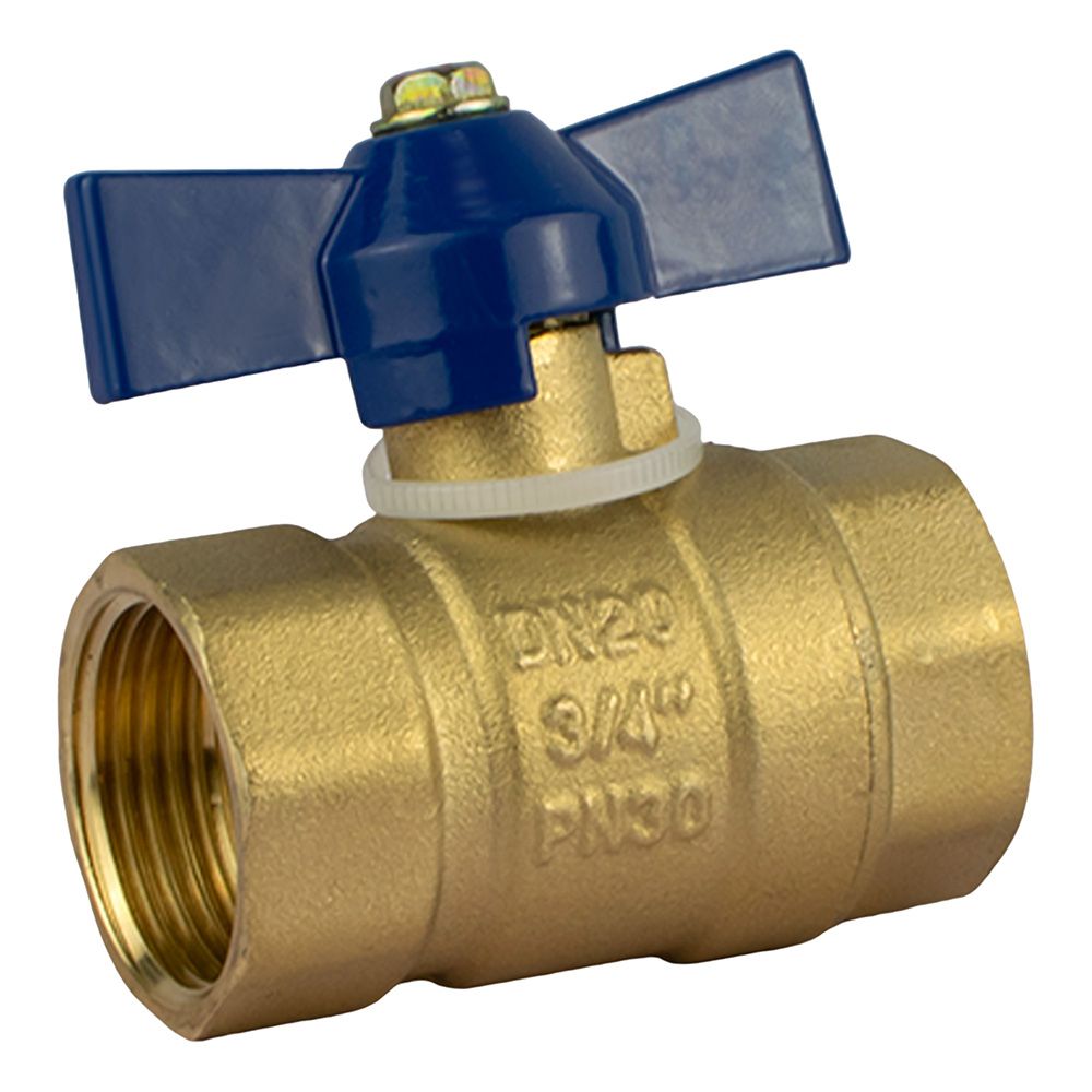 Кран шаровой 3/4'' ВР/ВР бабочка Zox