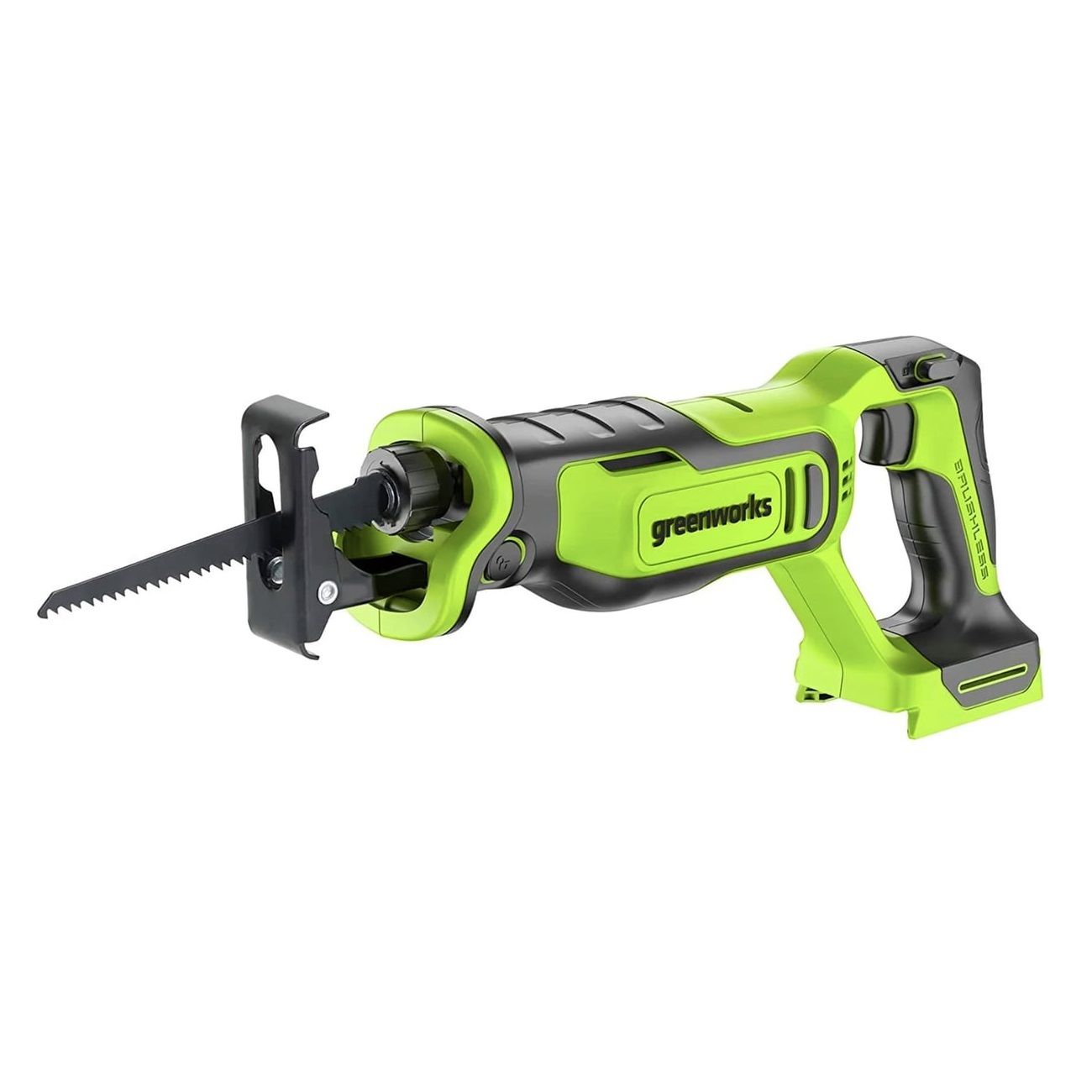 Пила сабельная аккумуляторная Greenworks 1200607 24В бесщеточная без АКБ и ЗУ