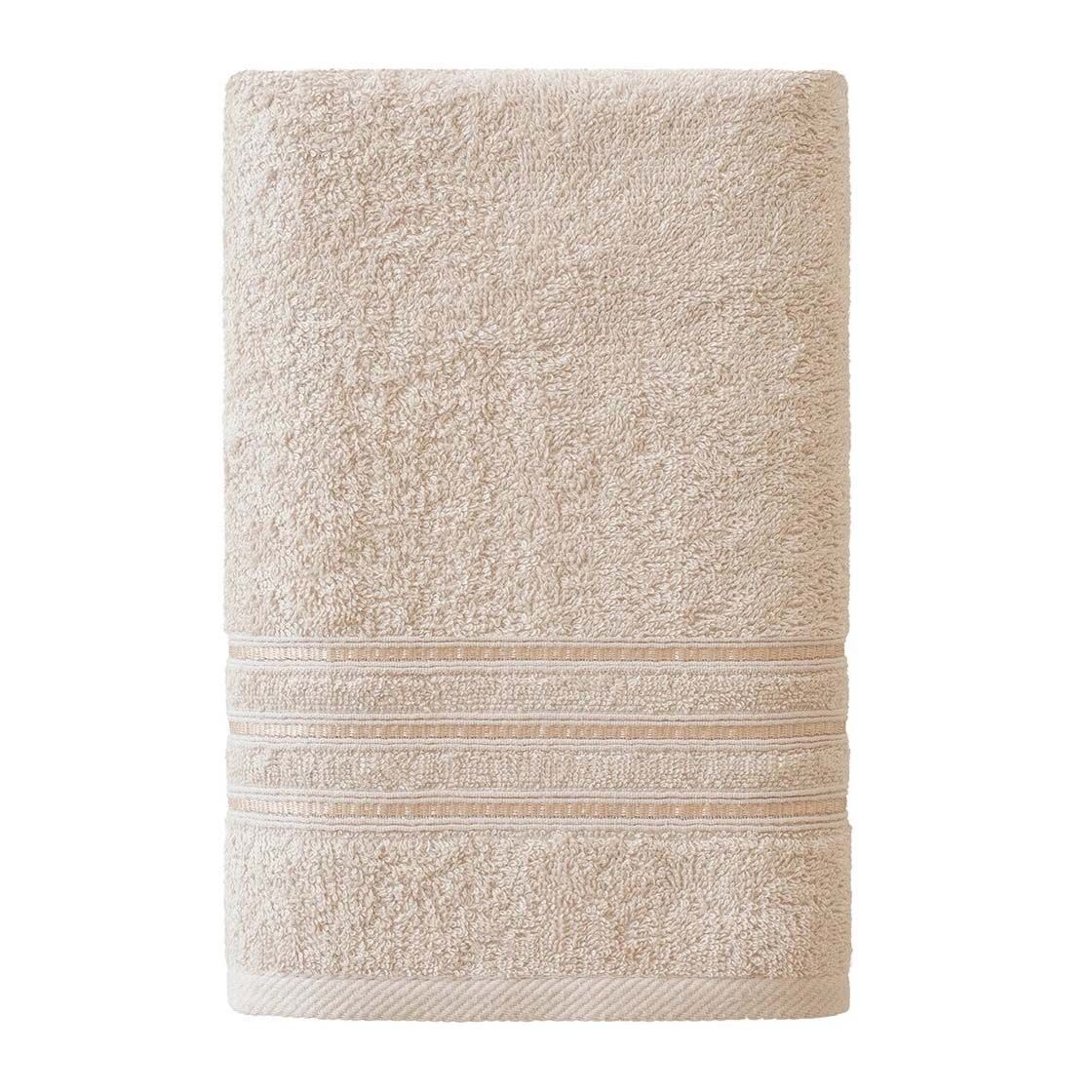 Полотенце махровое Самойловский Текстиль МХ40 Верона 33x70 см светло-бежевое бордюр V 00
