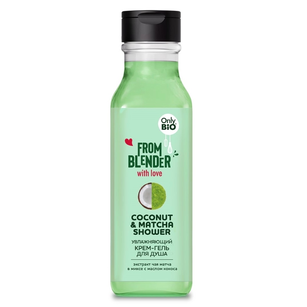 Гель-крем для душа Only bio Coconut & Matcha Shower 370 мл