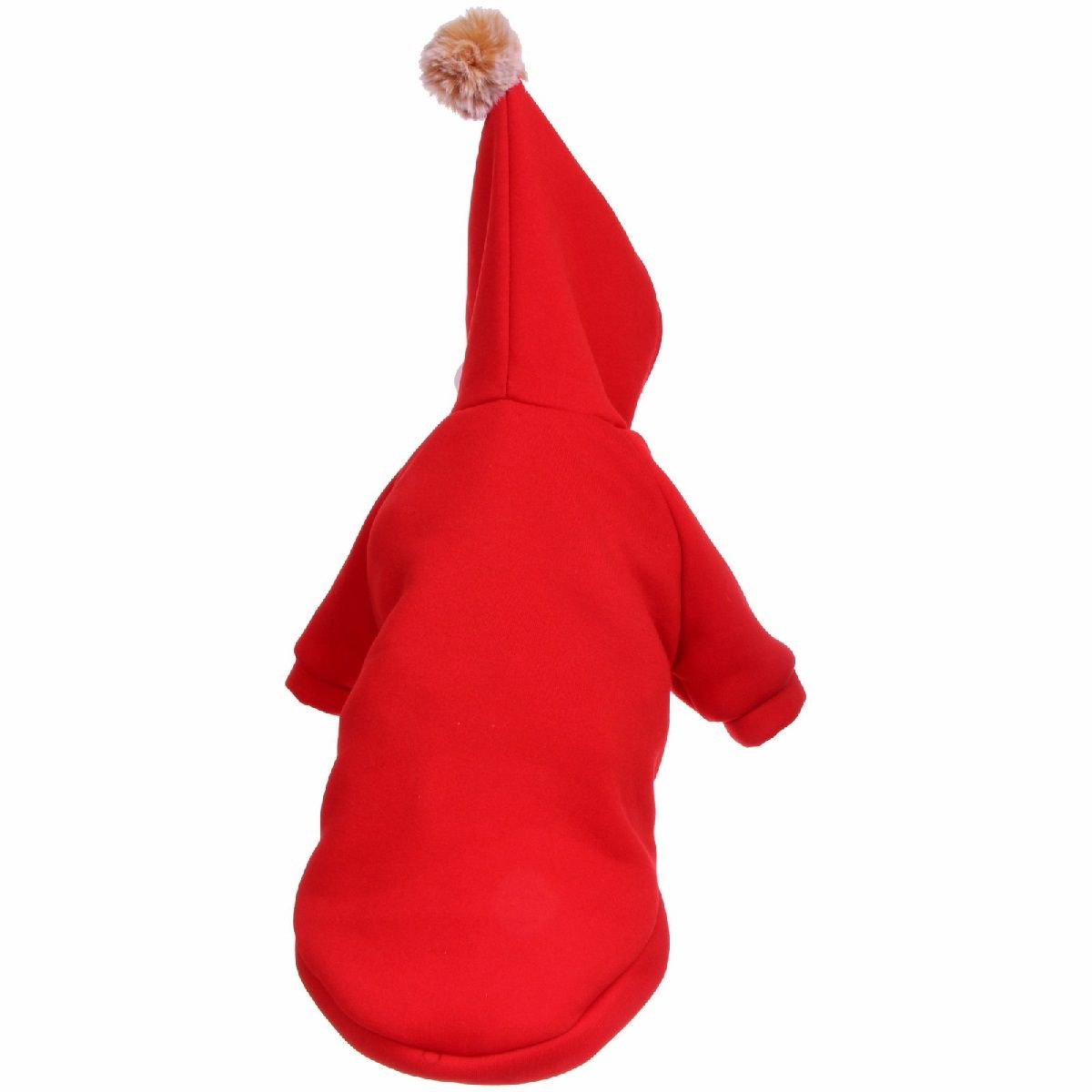 Кофта-толстовка с капюшоном для собак мелких пород Модный бро Бон бон красная р L Ultramarine