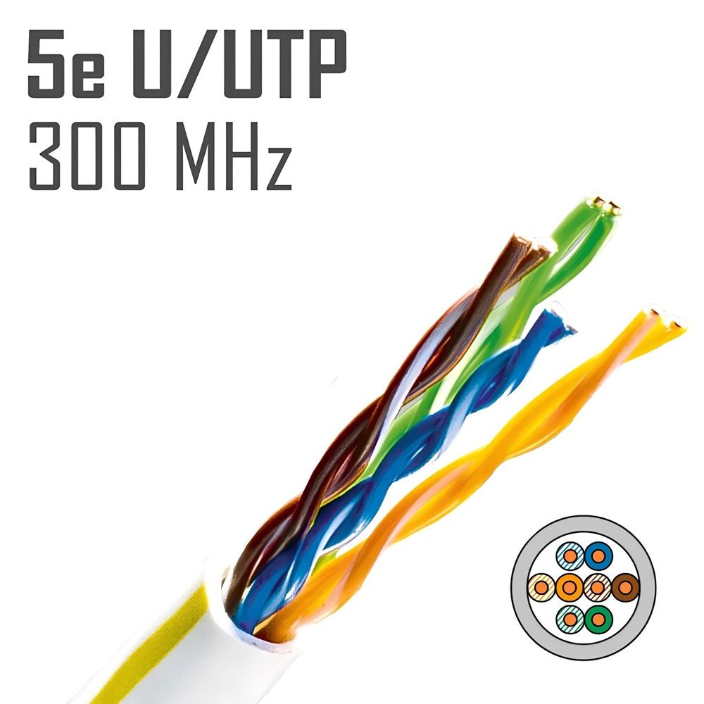 Кабель витая пара LAN540 UTP4x2x0.51 категория 5е CAVEL
