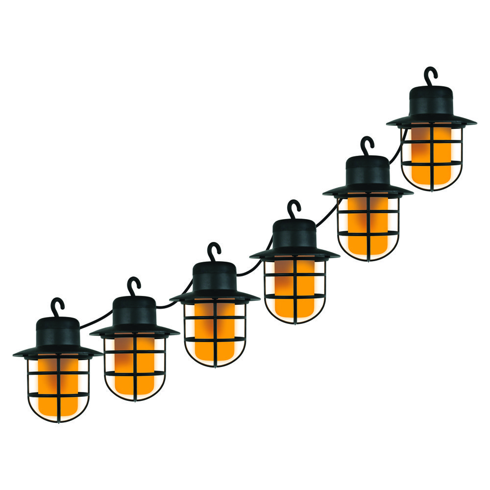 USL-S-121/PT2500 LANTERNS Садовая гирлянда на солнечной батарее Фонарики. 72 светодиода. Эффект пламени. 1*АА Ni-Mh аккумулятор в/к. IP44. TM Uniel.USL-S-121/PT2500