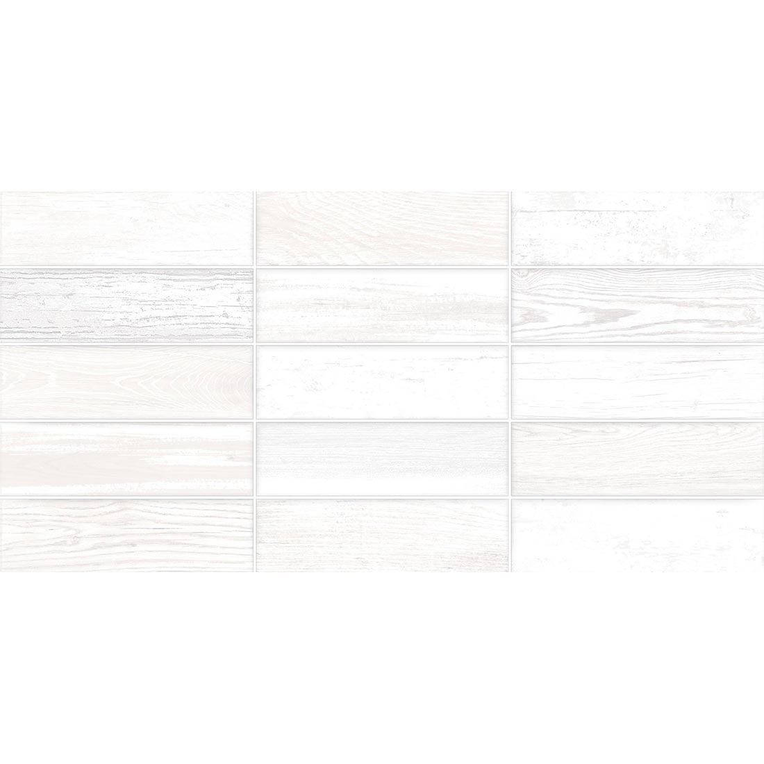 Плитка настенная New Trend Congo WT36CON01 30x60 см серо-белая светлая клетка 1,8 м2
