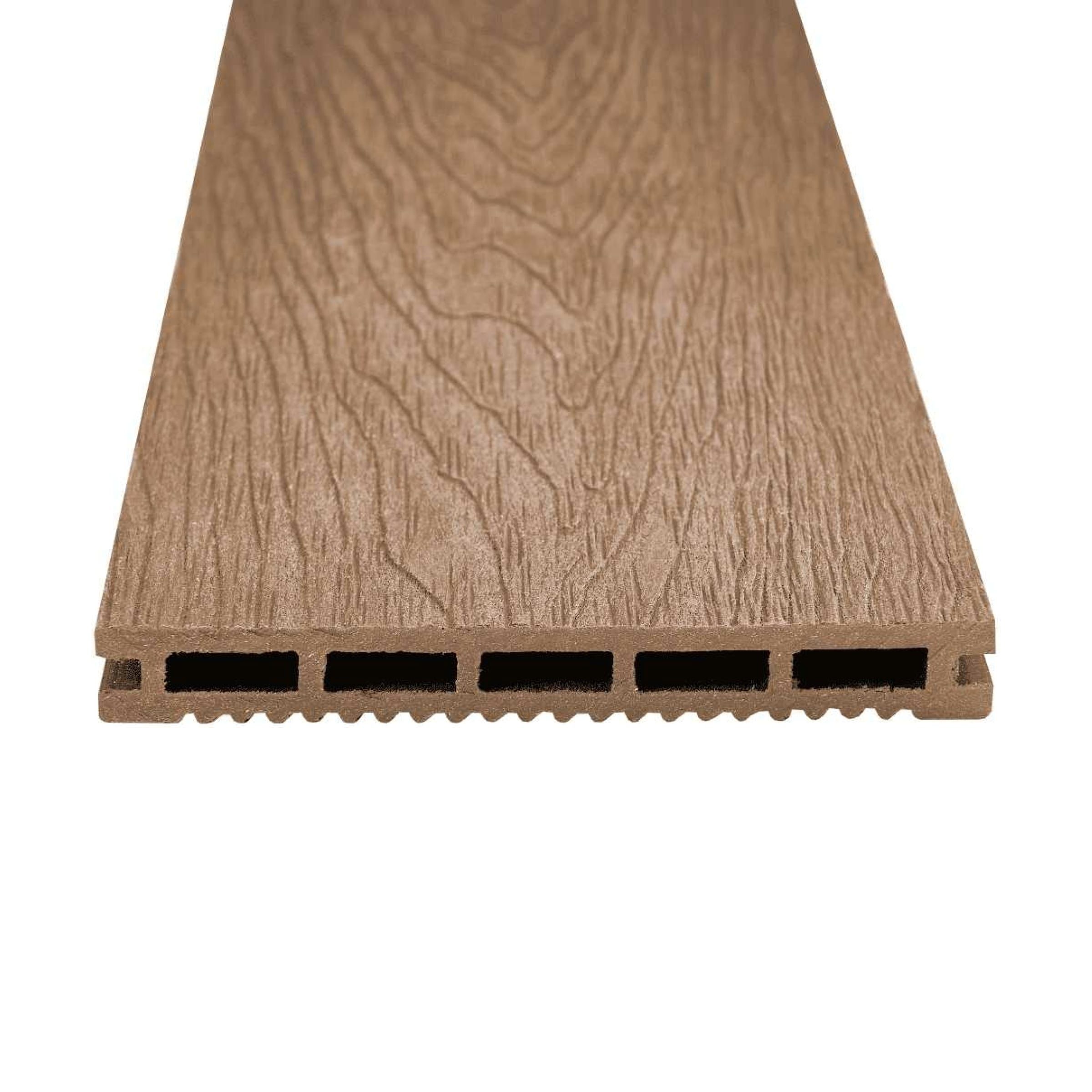 Доска террасная ДПК Варяжский Композит 145х25х3000 мм дуб