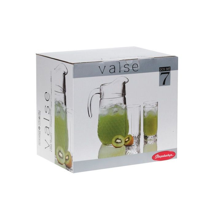 Набор питьевой Pasabahce Вальс на 6 персон 7 предметов с кувшином PSB 97675