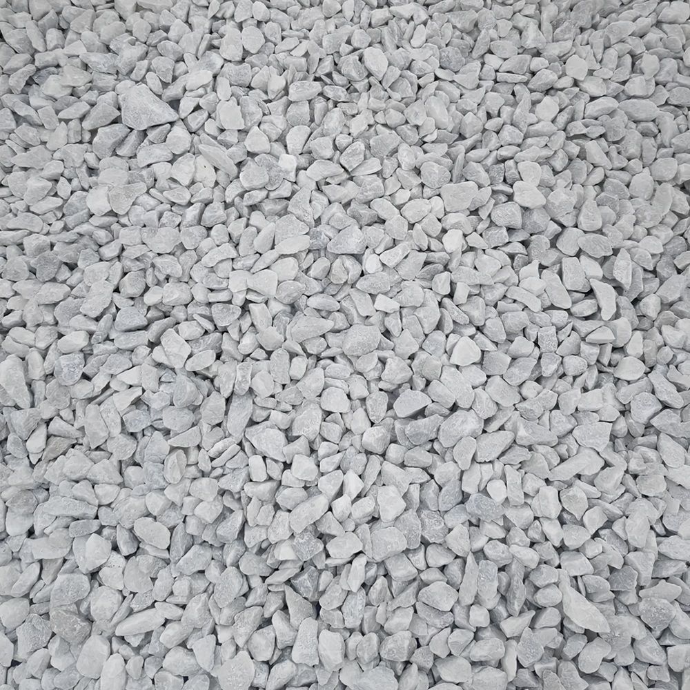 Крошка мраморная серая 7,5 кг фракция 5-10 мм