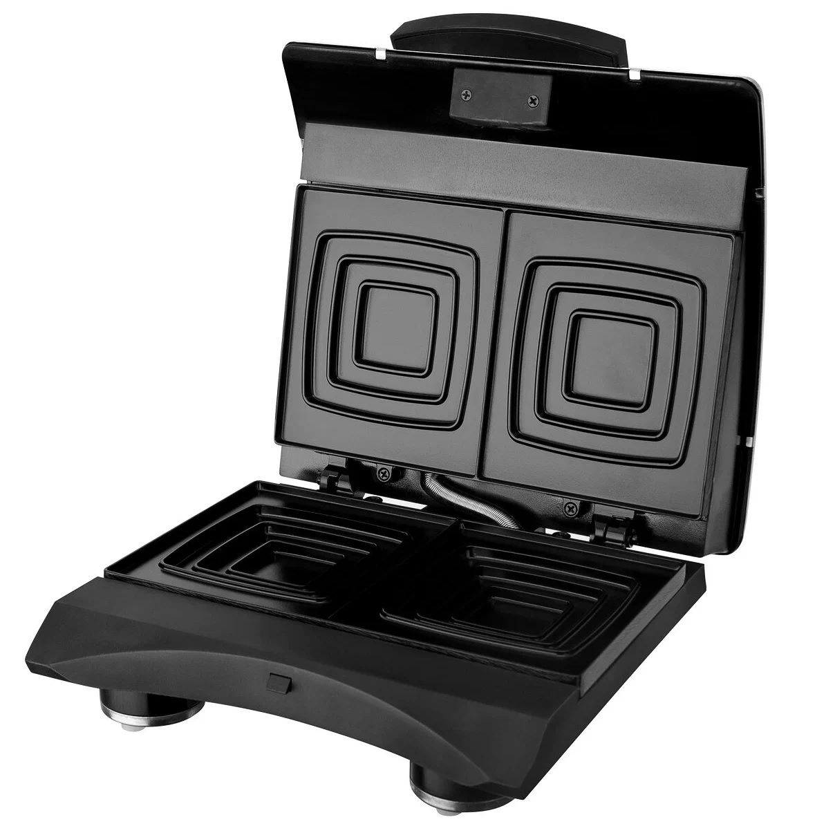 Сэндвичница Brayer 750 Вт пластины с антипригарным покрытием 11x13 см пластиковый корпус фикс ручка 2204BR