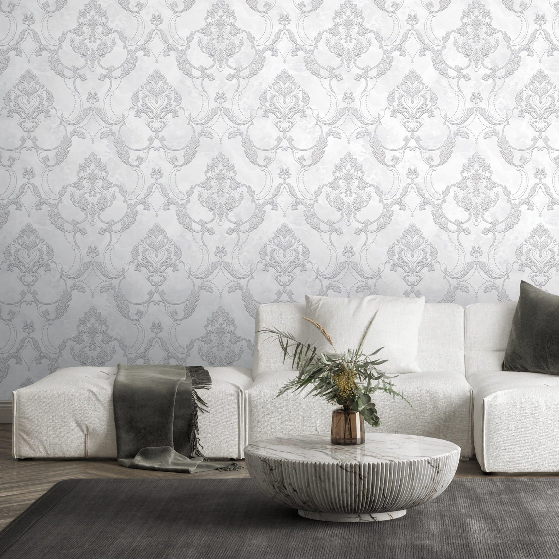 Обои 588501 Victoria Stenova 1,06х10 м Sansara белый