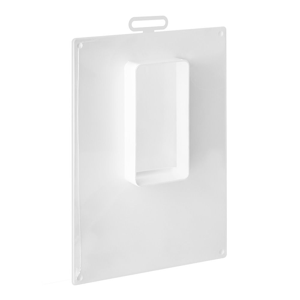 Площадка торцевая вертикальная пластиковая 180х250 фланец 60х120, 612ПТВ