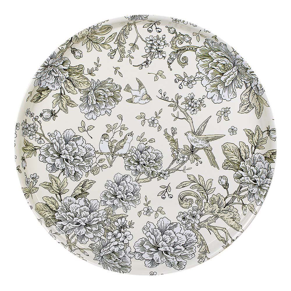 Поднос сервировочный Agness Royal Garden 33х2,1 см 898-025