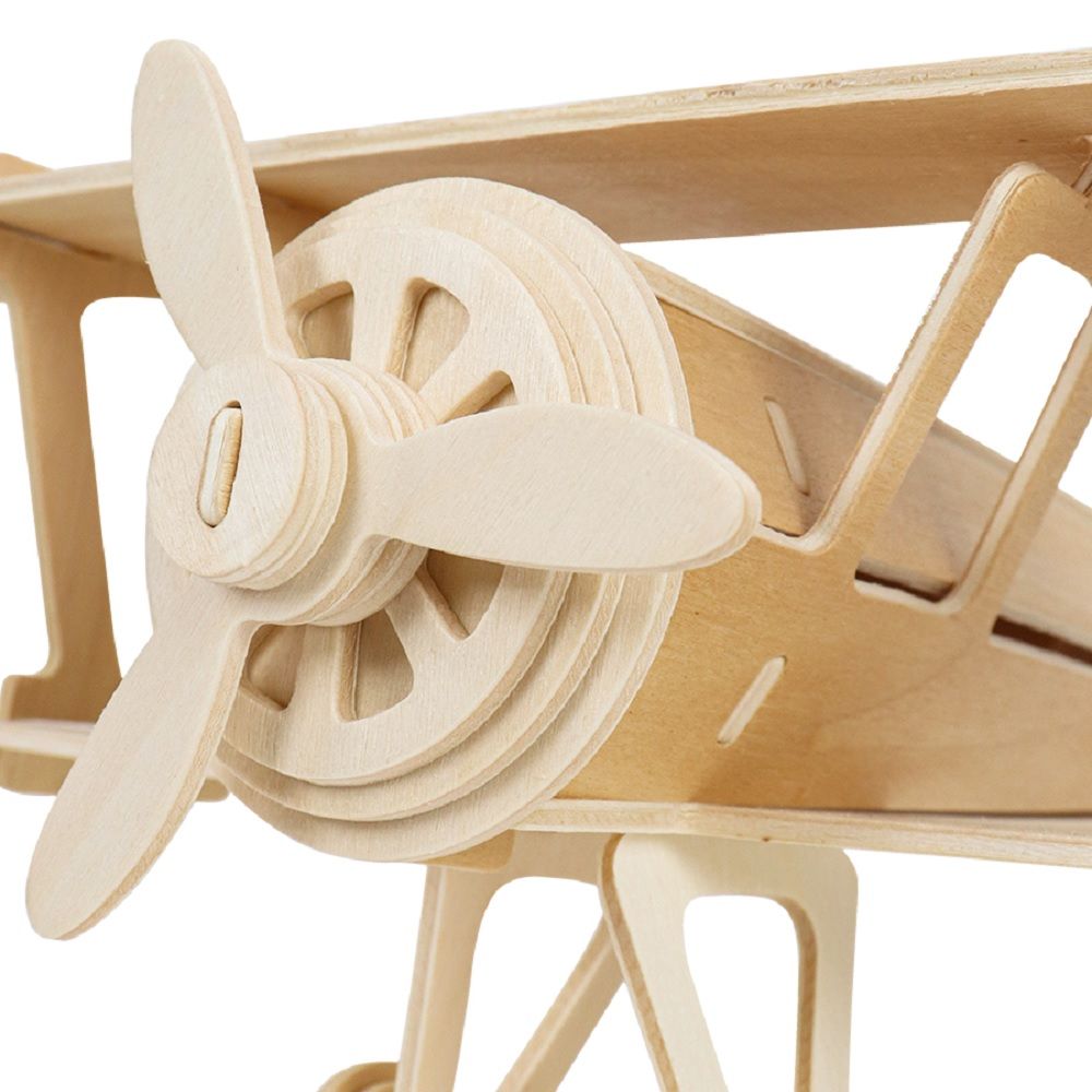 Модель сборная из дерева Биплан