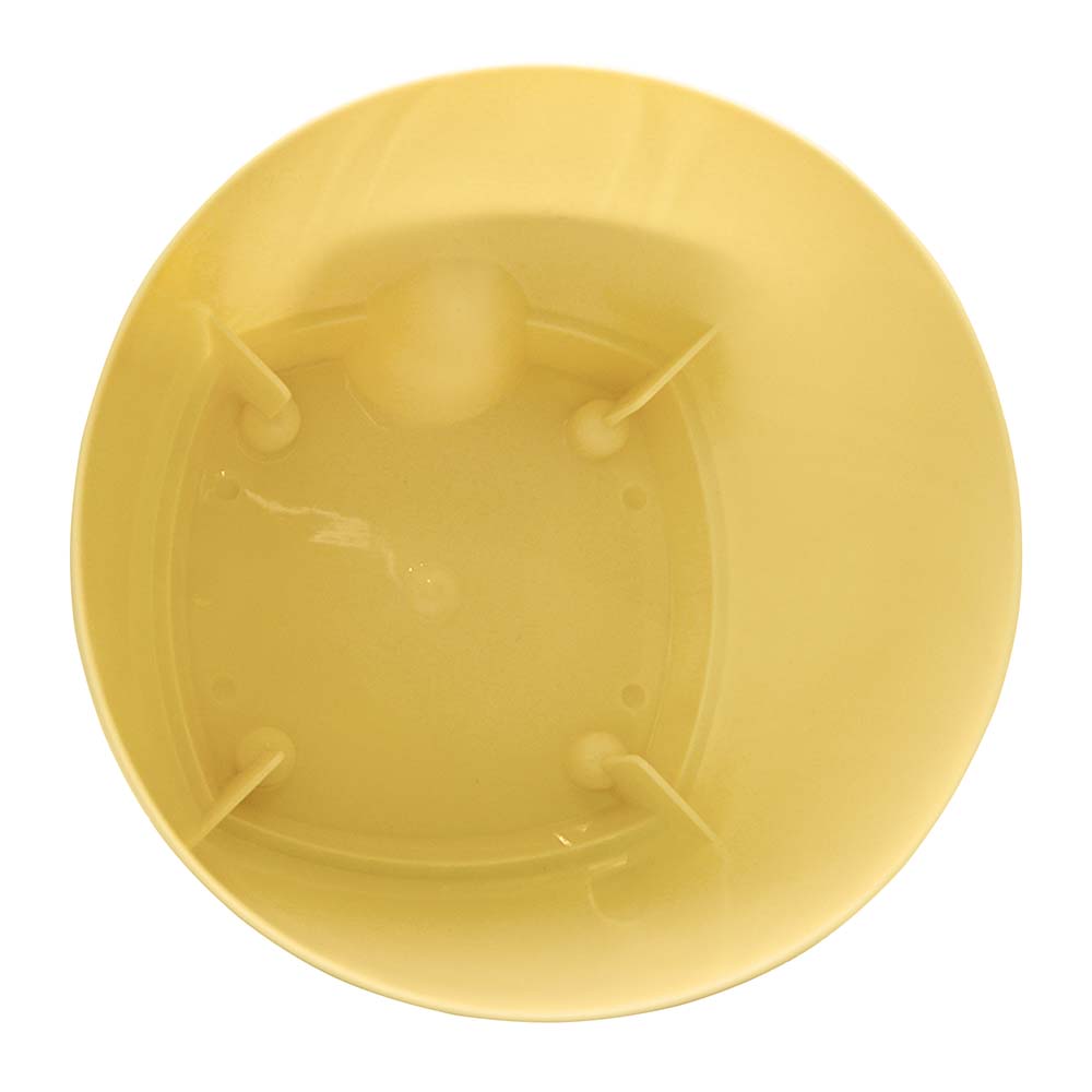 Горшок цветочный с подставкой Amsterdam сливочный 14 см 1,35 л