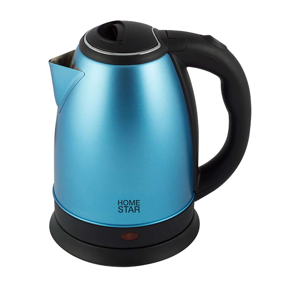 Чайник электрический Homestar HS-1010 1500 Вт 1,8 л стальной, синий