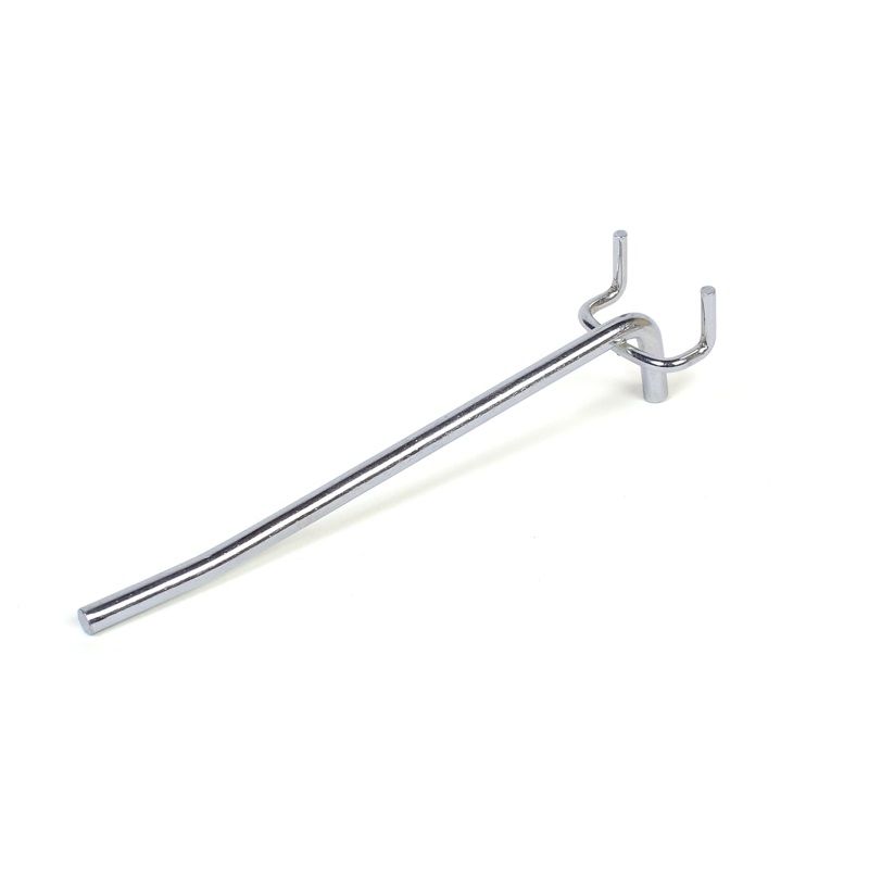 Крючок двойной стальной 5шт Хром LWHK002 125мм
