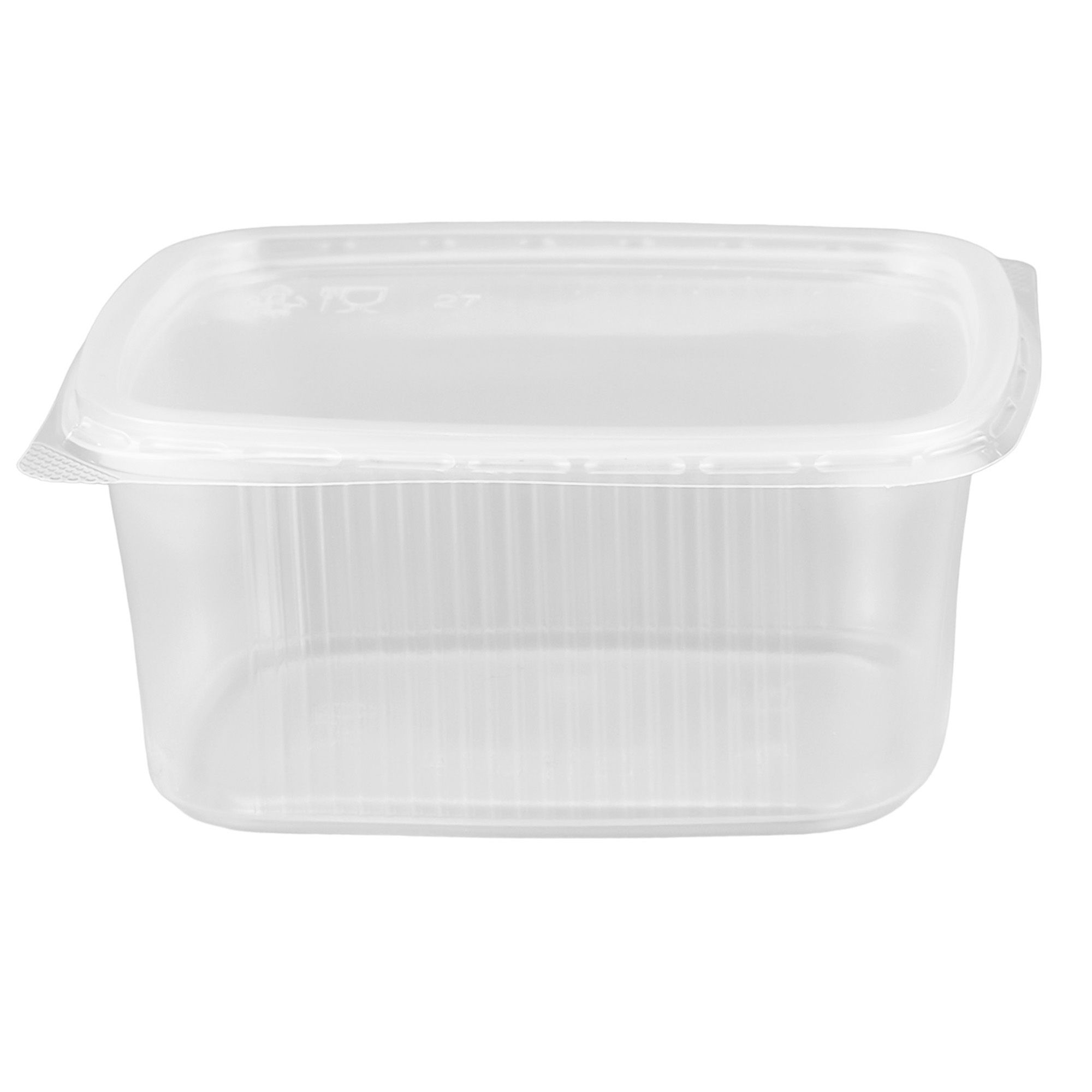 Контейнер ПП 250 мл прямоугольный с крышкой