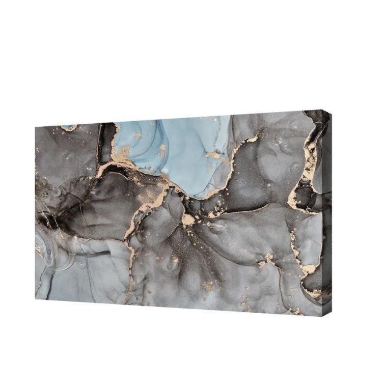 Холст натур. S4503L (60*100) мрамор черн.