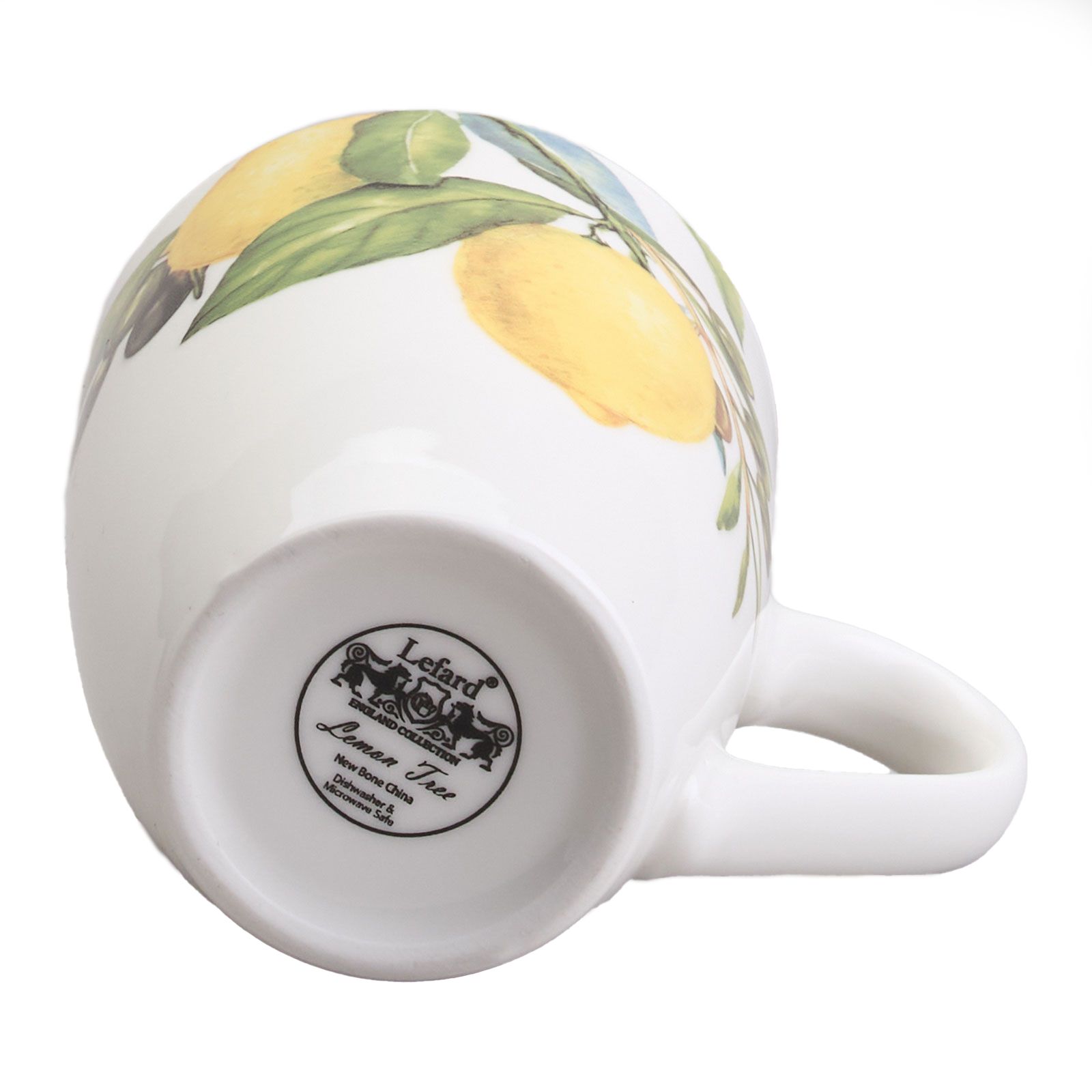 Кружка фарфоровая Lefard Лемон три 350 мл