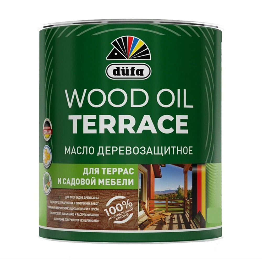 Масло для дерева Dufa Wood Oil Terraсe орех 0,9 л