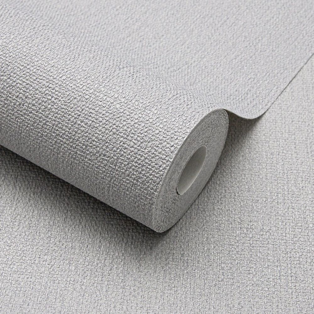 Обои WallSecret Shalfey 9107-14 серые рогожка 1,06х10,05 м