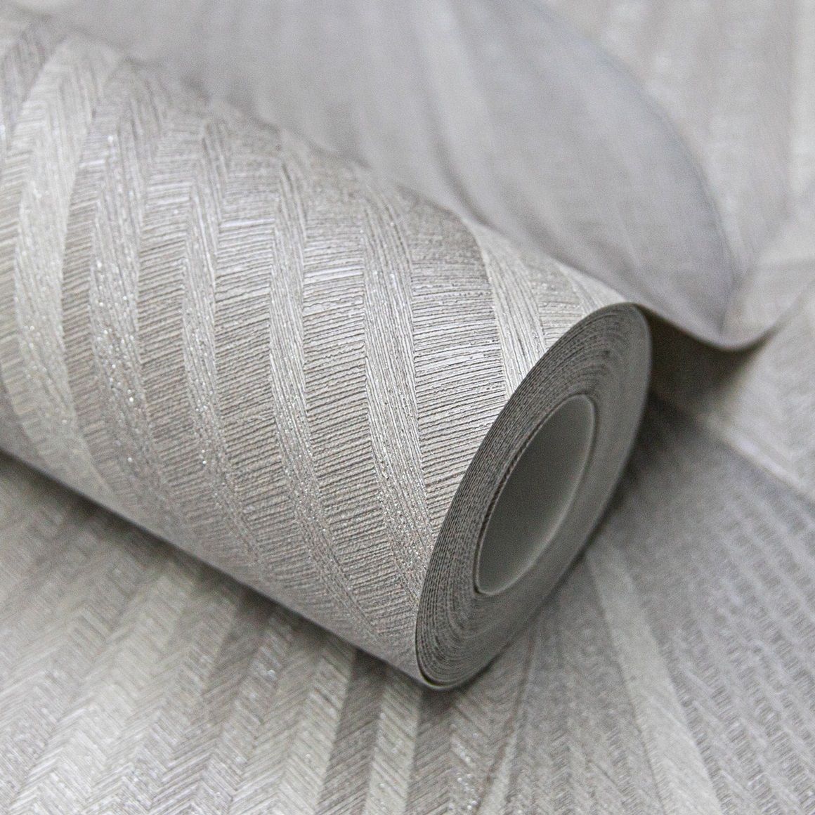 Обои Industry Montana 8945-27 серебристые листья 1,06х10,05 м