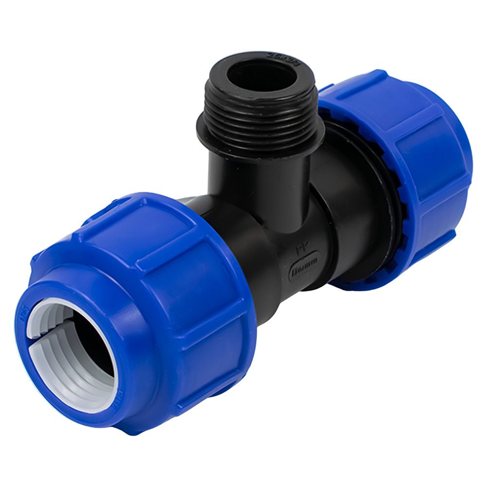 Тройник переходной ПЭ 25х25 мм х 3/4'' НР