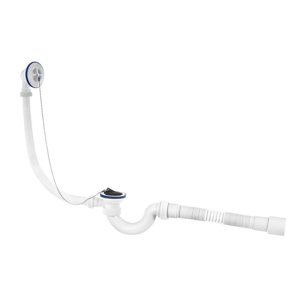 Сифон для ванны 1 1/2"х40/50 с гофротрубой Мини Элит Wirquin 30980653