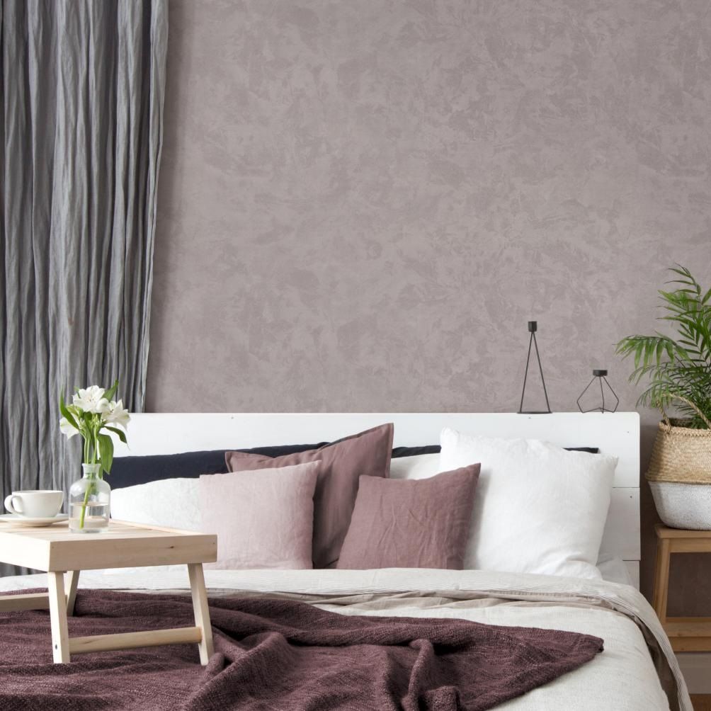 Обои Palitra Home Friburg HC72440-88 коричневые штукатурка 1,06х10,05 м